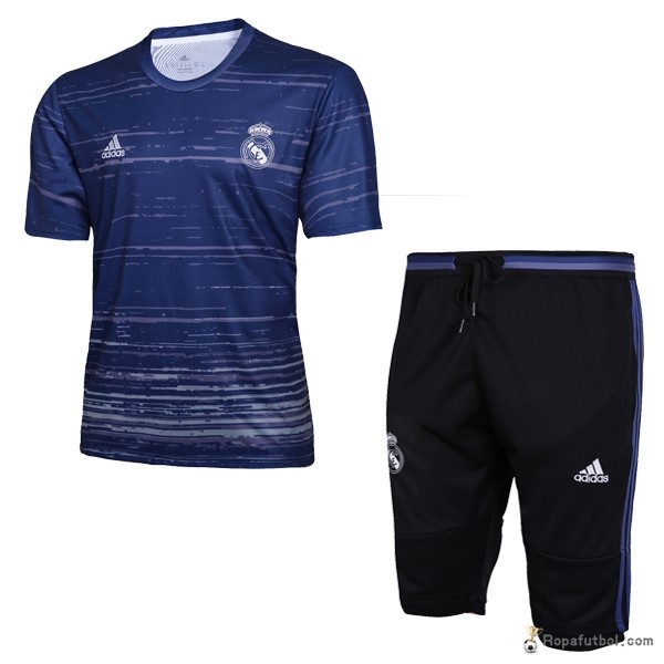 Camiseta Entrenamiento Real Madrid Conjunto Completo 2016/17 Marino Azul